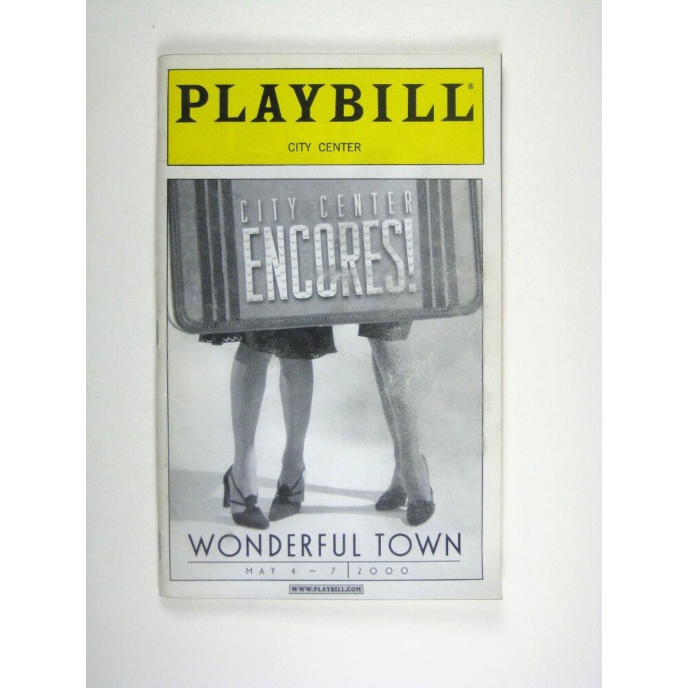 Playbill City Center Encores! Wonderful Town May 2000 Donna Murphy Richard Munez